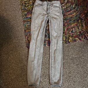 American Eagle Outfitters Light Gray Jeans